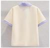 Kuromi Girls' Summer Cartoon JK Skirt Set - Short Sleeve Dress for Middle and Big Kids