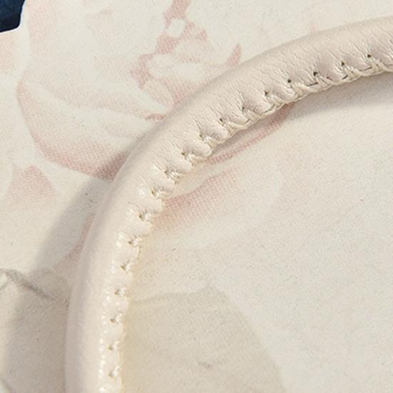 Bag Pendant Imitation Leather Simulated Flower Design Adjustable Lanyard Crossbody Tote Bag Hanging Charm Car Interior Accessory