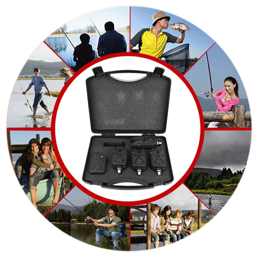 ABS Plastic Fishing Electronic Fish Bite Alarm Finder Sound Alert Indicator