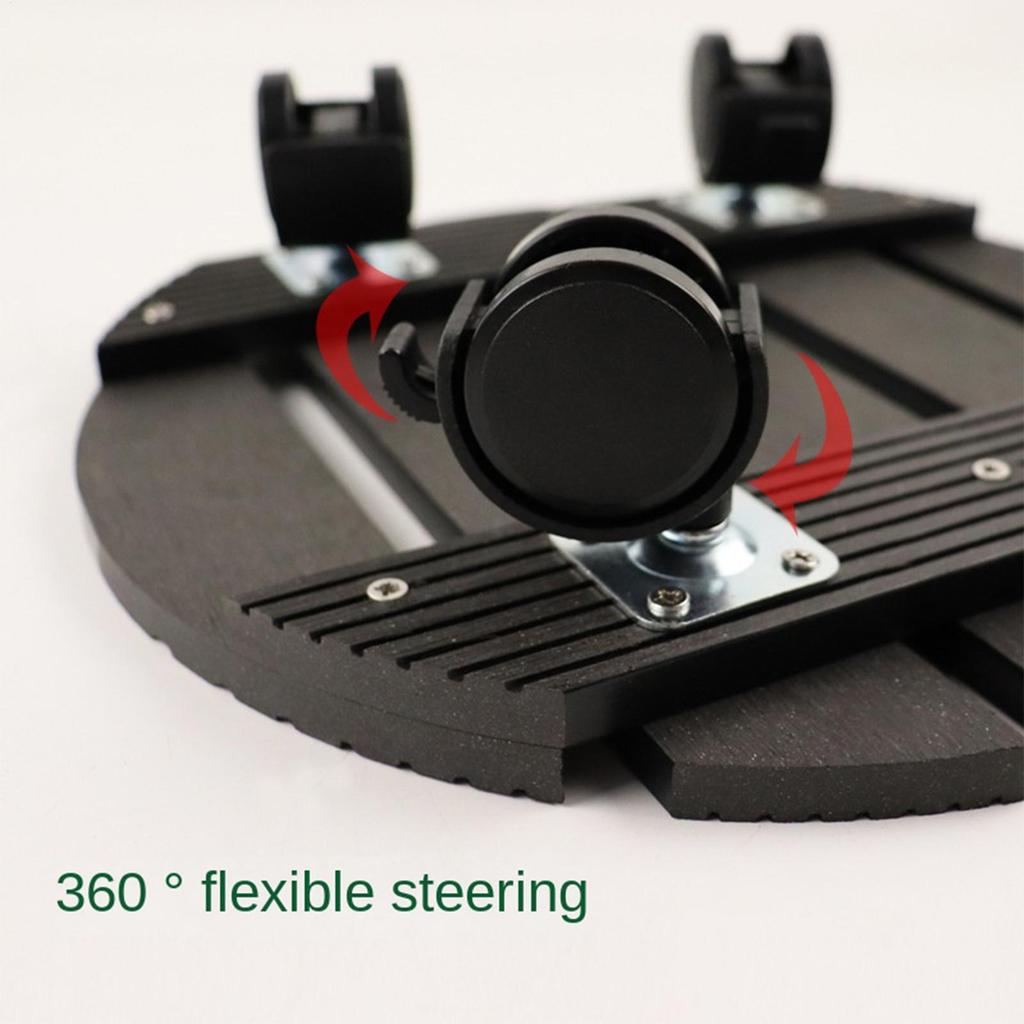 Flower Pot Tray Wheels Plastic Tray Heavy Duty Tree Flower Potted Planter Stand Rack Moving Trays with Rollers