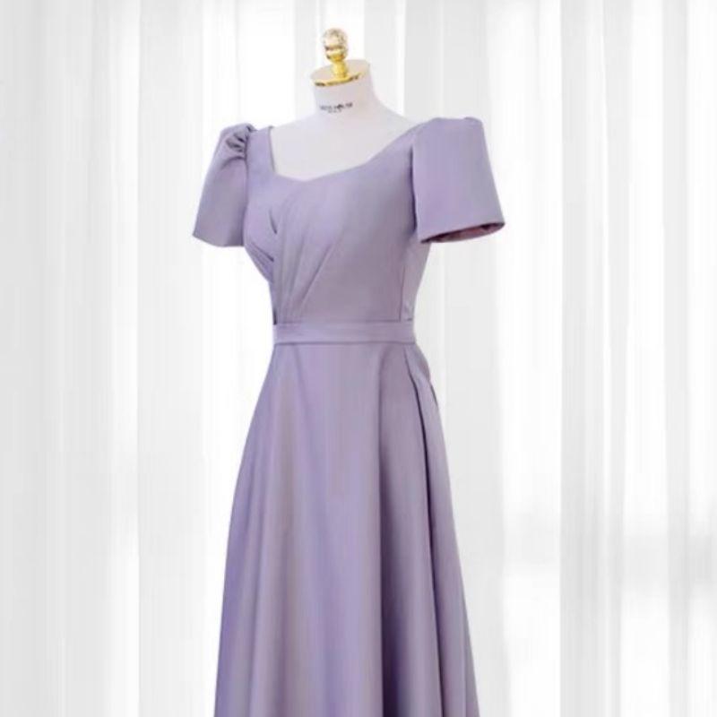 2025 Purple Bridesmaid & Evening Dress for Women