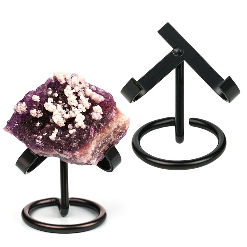 Multipurpose Metal Easels for Mineral Collections Specimen Holder Rusts Resistant Decorative Rock Displays Stand