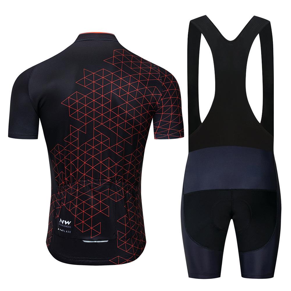 Hot Sale NW Bicycle Short Sleeve Cycling Suit Outdoor Sports Cycling Shirt Road Cycling Suit Foreign Trade Special