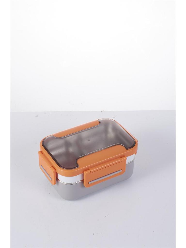 Large Capacity Insulated Bento Lunch Box with Compartments - 304 Stainless Steel, Microwaveable, Perfect for Students and Office Workers.