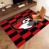 1 Stück Fußballverein Logo Druck Teppich - Weich, Waschbar, Rutschfest, Innenmatte, Wohnzimmer, Home Office Dekorativer Teppich, Büro Dekorativ