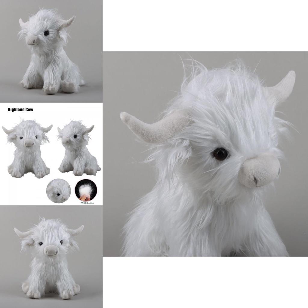Entzückendes 9,4 Zoll schottisches Hochlandrind Plüschtier Geschenk für Kinder