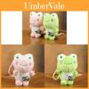 Portachiavi Peluche Rana Regalo Per Ragazze e Bambini Con Imbottitura Morbida in Cotone PP