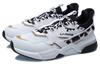 Li Ning 001 Cushioning Slip Resistant Abrasion Resistant Low top Running Shoes Women's White Black AGCR032-4