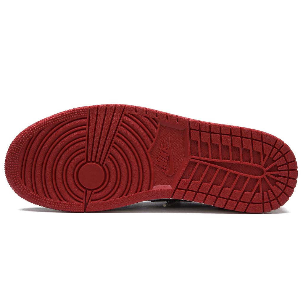 Jordan Air Jordan 1 Slip Resistant Low top Vintage Basketball Shoes Unisex Red CZ0790-161(Team734-)