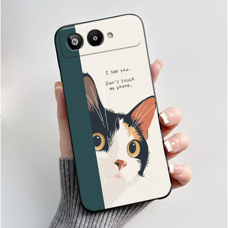 Casing For BLU G95 Case Aesthetic Luxury Cute Cool Boys Girls Pattern Black Matte Soft TPU Silicone Phone Case Back Shell Cover
