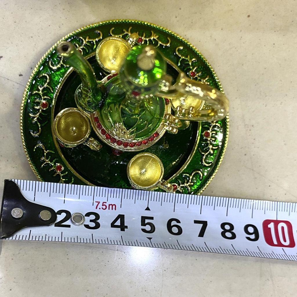 Xinjiang Bazaar Handicrafts Metal Wine Pot & Jewelry Box Set – Home & Office Decor, Birthday and Wedding Favors