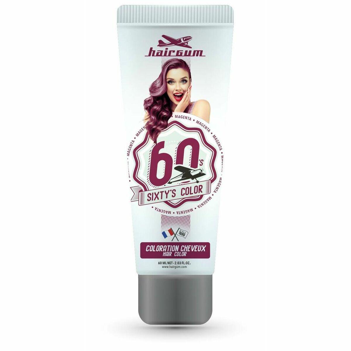 

Полуперманентное окрашивание Hairgum Sixty s Color Маджента (60 мл)