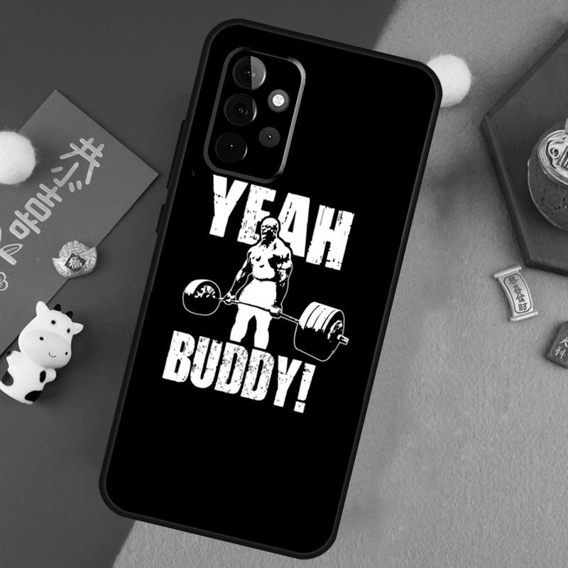Bodybuilding Gym Fitness Quotes Case For Samsung Galaxy A56 A36 A26 A16 A06 A13 A33 A53 A15 A35 A55 A34 A54 A12 A32 A52 A17
