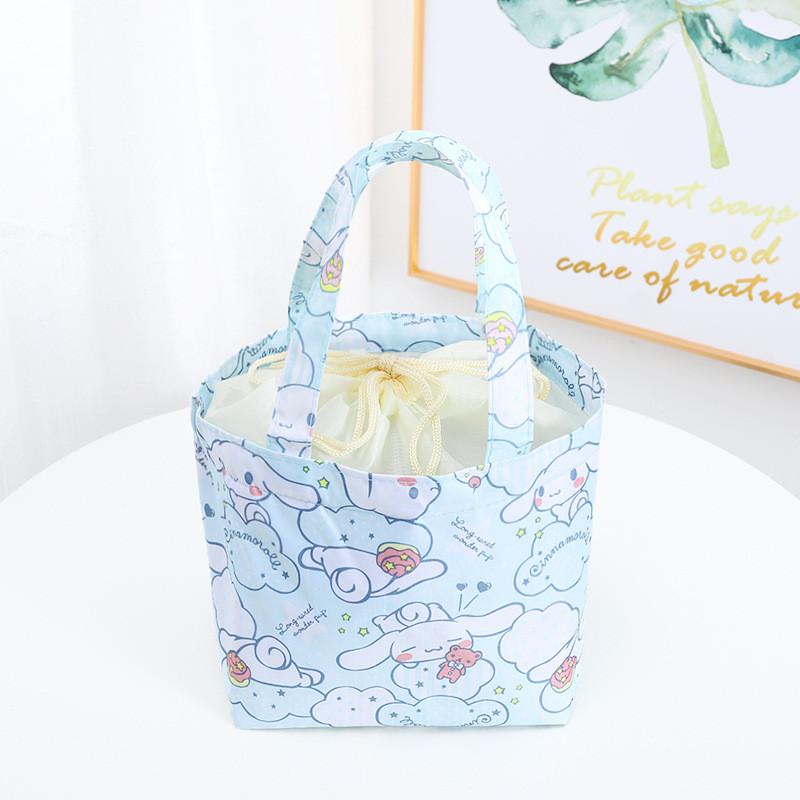 Bag Insulated Lunch With Drawstring For Outings And Picnics