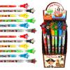 Tiny Mills Pirate Multipoint Stackable Push Pencil Assortment for Pirate Birthday Party Carnival Goody Classroom Pinata Fillers 24-Piece Favors,