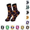 Halloween Socks with and Pumpkin Print Casual Cotton Socks for Men Women