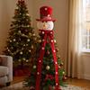 Snowman Tree Topper Plush Fabric Christmas Decoration with Festive Hat Soft Seasonal Accent for Holiday Home And Party Decor