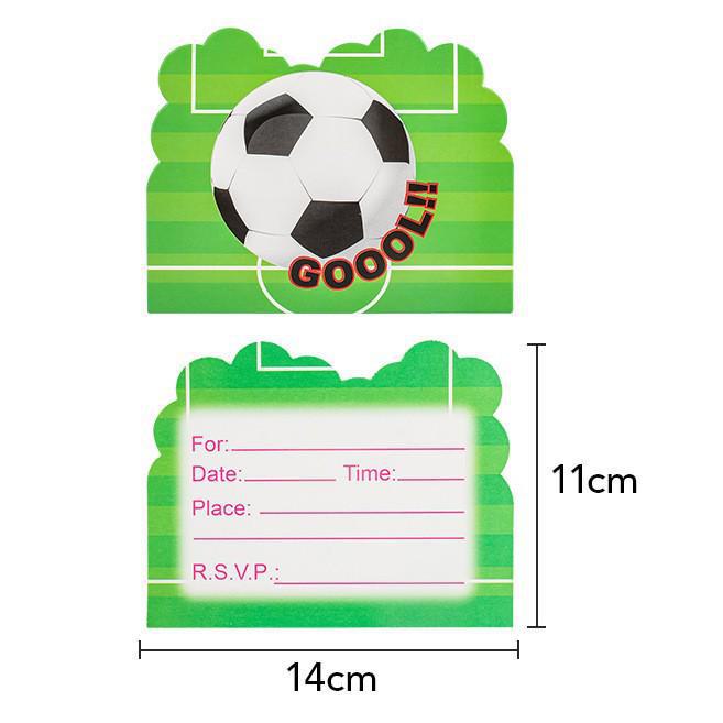 Hot-Selling Cartoon Kids' Birthday Party Football Pattern Set