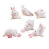 Cute and Sporty Little Rabbit Home Desktop Decoration Accessories Cartoon Rabbit Ornaments
