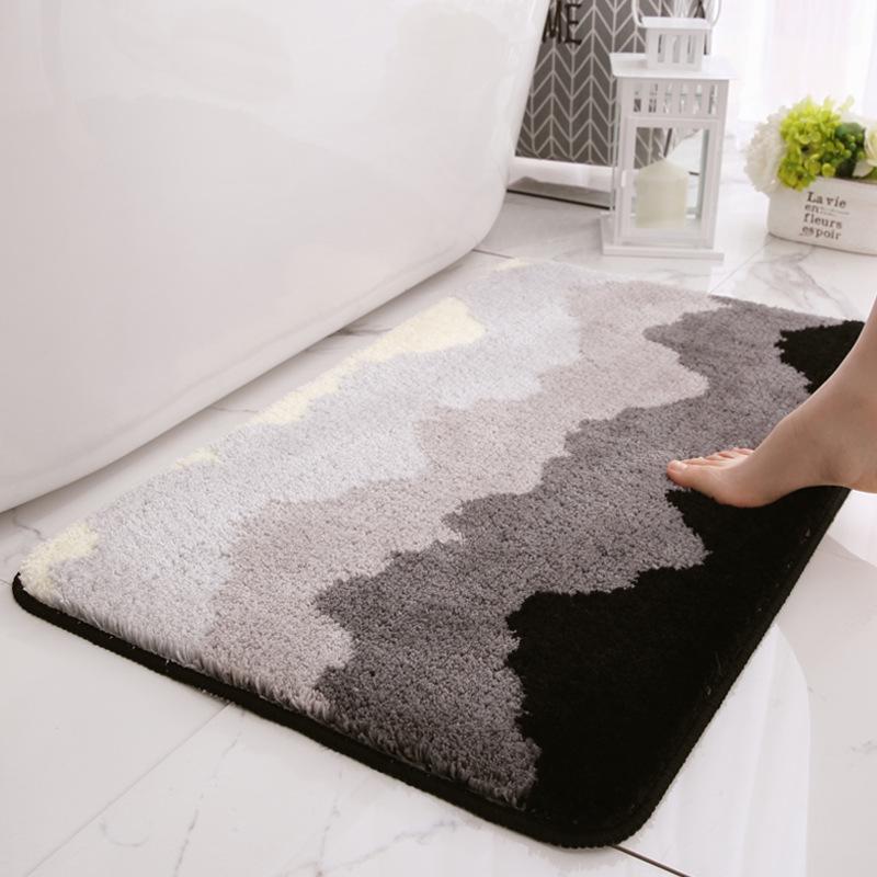 Water-Absorbent Bathroom & Toilet Anti-Slip Mat, Entrance & Bedroom Doormat