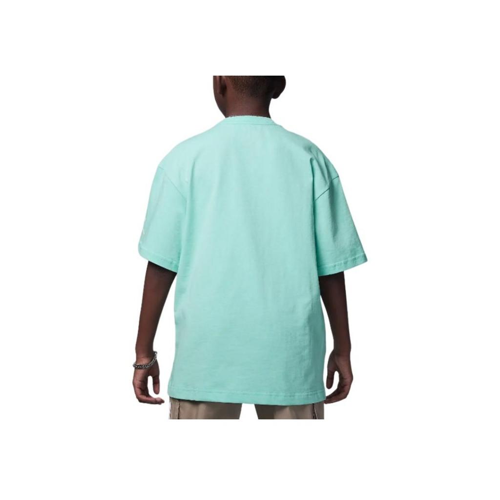 Jordan Kids  Varsity Jumpman Crew Neck Letter Print Pullover Short Sleeve T-Shirt Kids Tops Rising-Green FV2530-323