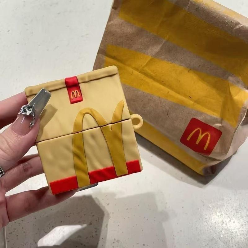 Husă creativă cu model de desene animate pentru căști wireless Bluetooth Apple - Husă din silicon pentru căști Bluetooth AirPods Pro 2 generația a 3-a/a 4-a