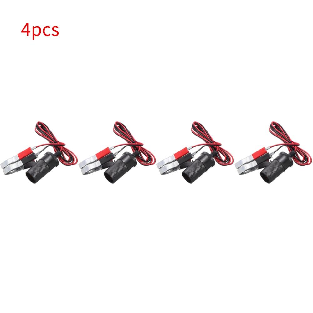 Car High Power Pure Copper Battery with Clip To Cigarette Lighter Female Socket 12V 24V Car Battery Terminal Clamp Clip