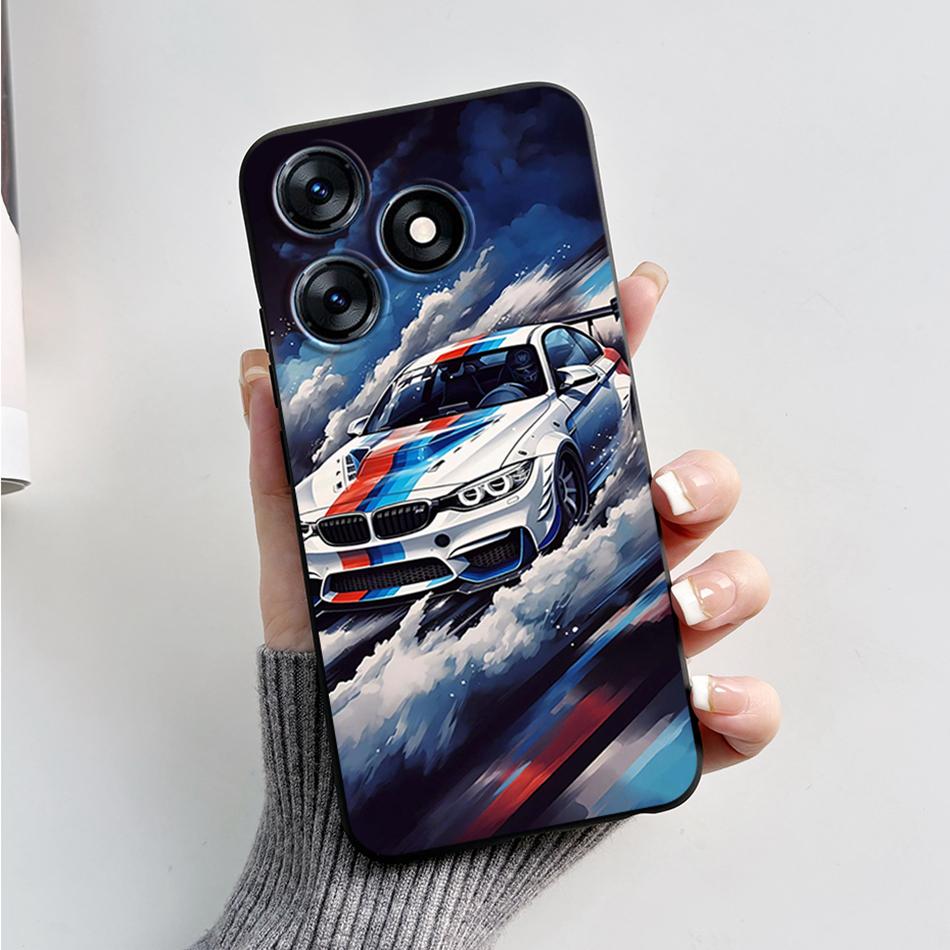 For Tecno Spark 10 Pro Case 2023 Fashion Marble Silicone Black Soft Covers For Tecno Spark 10C Spark10 Pro KI7 KI5q KI5k Bumper