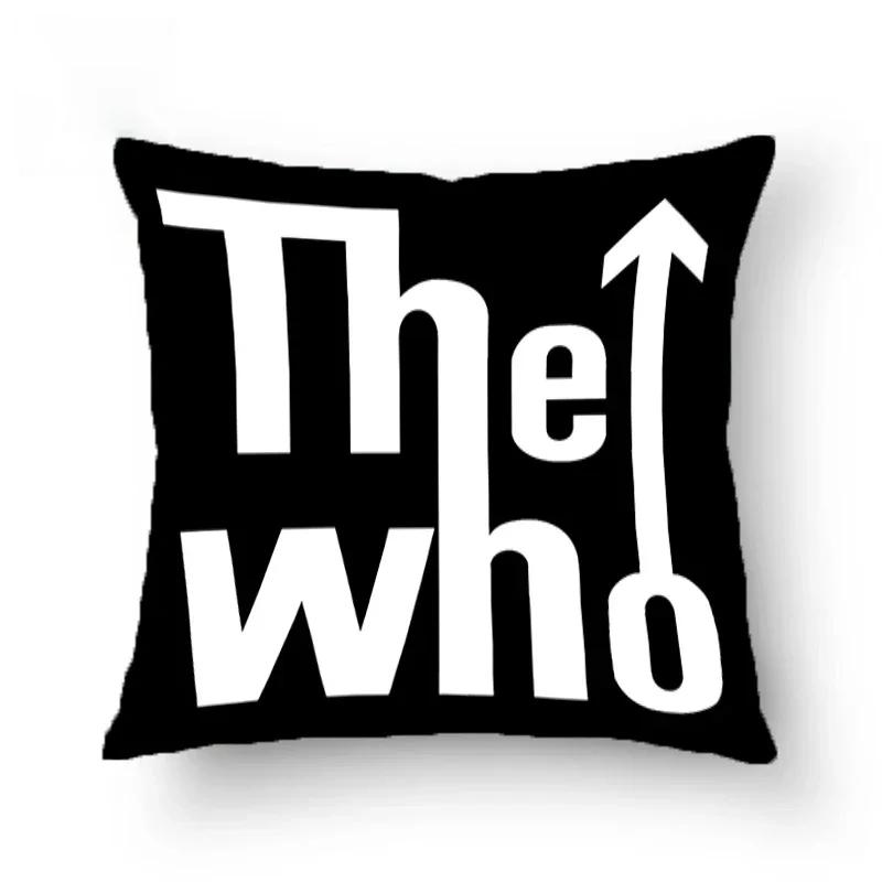 The Who Pillowcase Sofa Cushions Pillows Covers Home Decorative Cushion Cover 45*45 Double Sided Printing Square Pillow Cases
