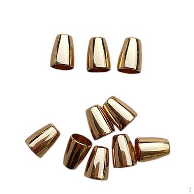 10 Pieces Shaped Cord Fastener Single Hole Lock Stoppers Dia 4mm