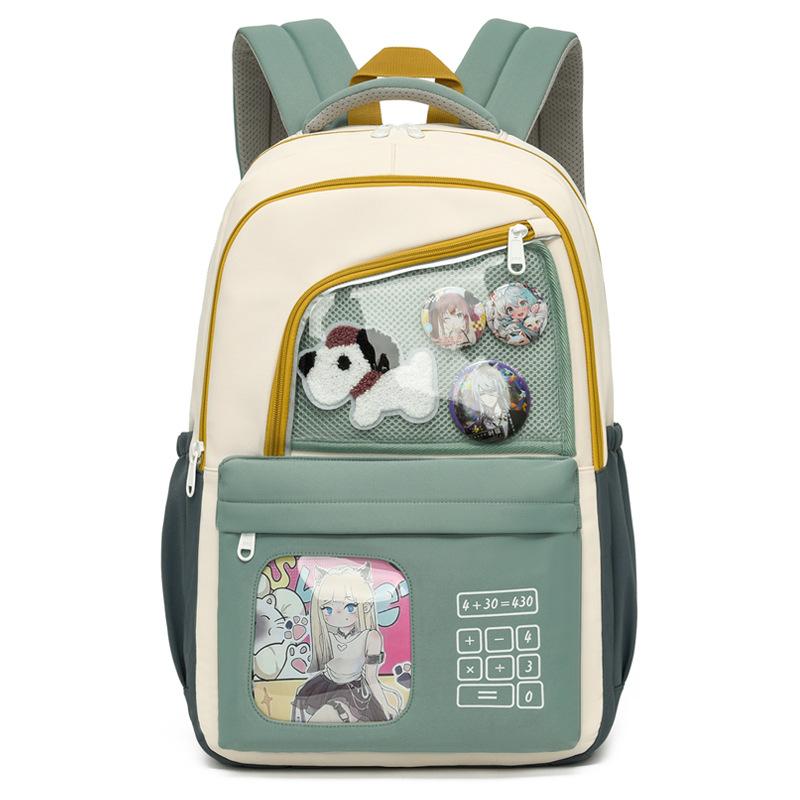 School BagsNew Backpack Women's Leisure Large-capacity College Style School Bag Junior High School College Students Carry Outdoor I Travel Bag