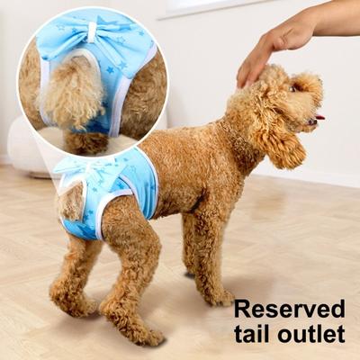 Hundewindeln, physiologische Haustierhose, Welpenhöschen, waschbare Hundeunterwäsche, atmungsaktive Haustiershorts für läufige Hündinnen