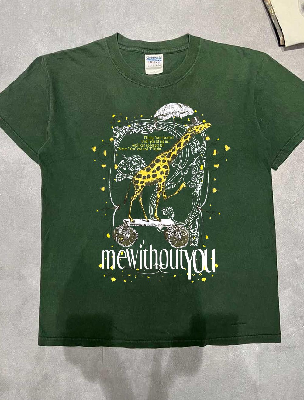 

Mewithoutyou Band Giraffe Graphic T Shirt Mens Womens Tees Top Full Size S-4XL 2XL