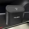 YJTX6 Car Garbage Storage Box Auto Accessories For Seat Leon Ibiza Ateca Arona Cordoba Toledo Altea Alhambra Arosa Exeo Mii Tarraco