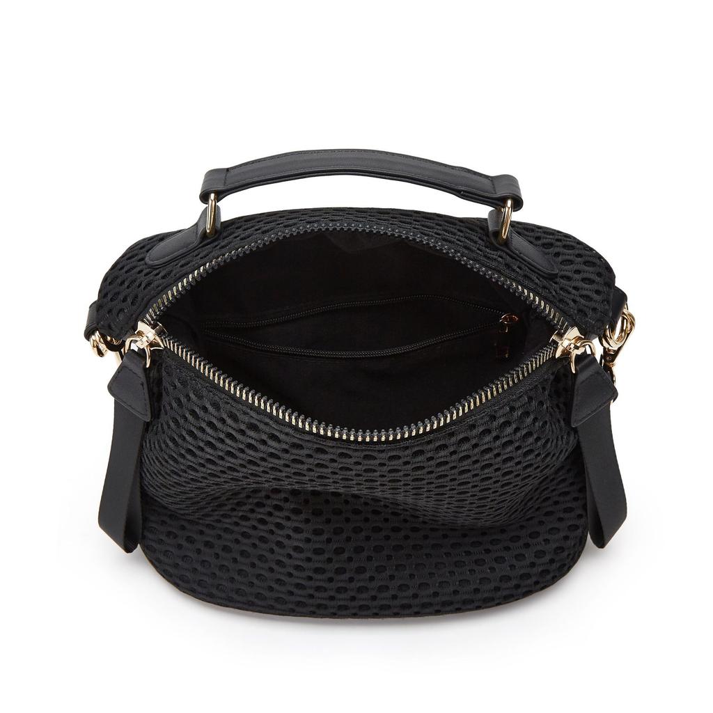 Ladies' Korean Casual Saddle Bag, Versatile Nylon Mesh Fabric, Versatile Handheld Diagonal Cross Bag