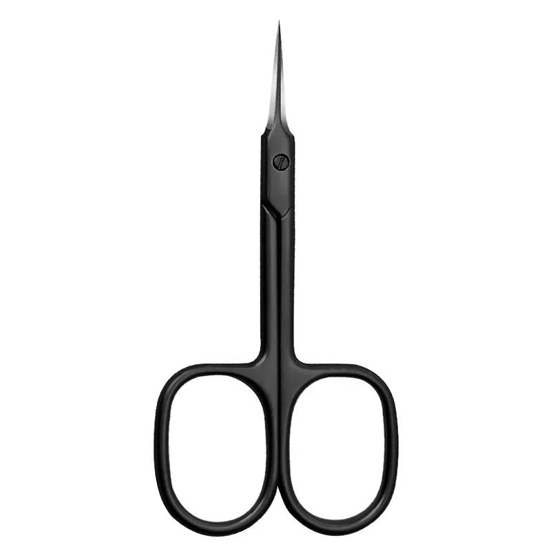 

1 шт. Профессиональные маникюрные ножницы для кутикулы, инструменты для ногтей, ножницы для удаления омертвевшей кожи, для нейл-арта, из нержавеющей стали, кусачки для кутикулы чёрный