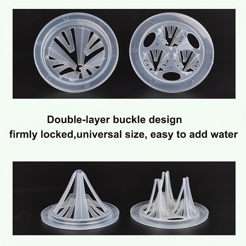 3pcs Small Hydroponic Seedling Pots Portable PP Net Cups For Herbs Vegetables Tulip Bulb Aquaponics Hydroponic Systems