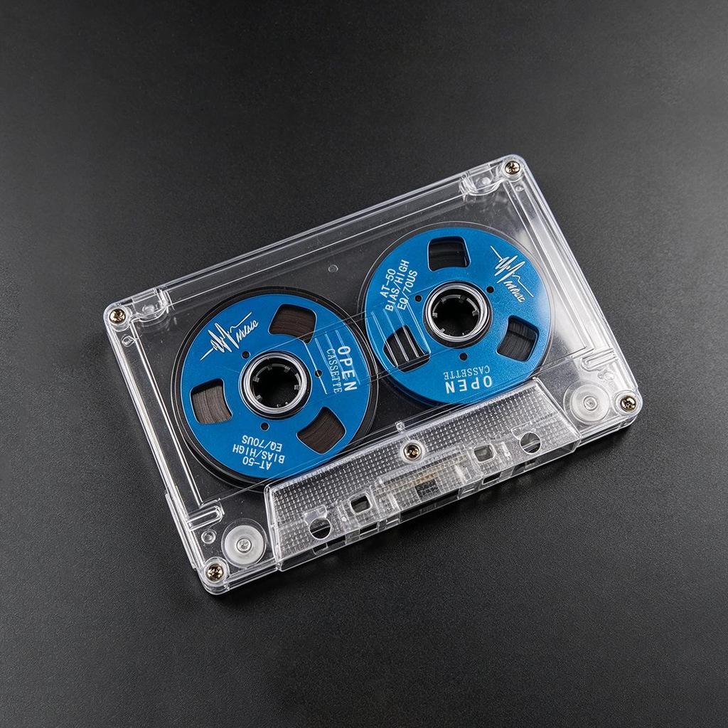 Double-Sided Metal Mini Open Reel 50-Minute Type I Blank Recording Tape for DJs and Music Collections