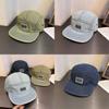 Vintage Denim Baseball Cap With Wide Brim Adjustable Sun Hat For Streetwear Men Women