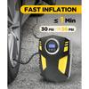 Tire Inflator Portable Air Compressor, 12V DC Car Tire Pump with Digital Pressur