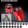 New 3D Aluminum Alloy Wheel Tire Valve Caps Auto Accessories For Sportage Rio 3 Soul Picanto EV6 Cerato Telluride Sorento II