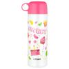 TIGER Cartoon Double-Lid Insulated Kids Water Bottle with Sleeve, 500ML