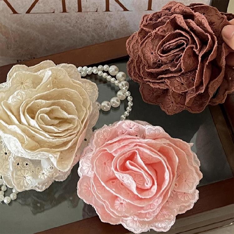 Spring Hair Barrettes Lace Flower Claw Clip Hair Clip Lady Hair Shaping Tool