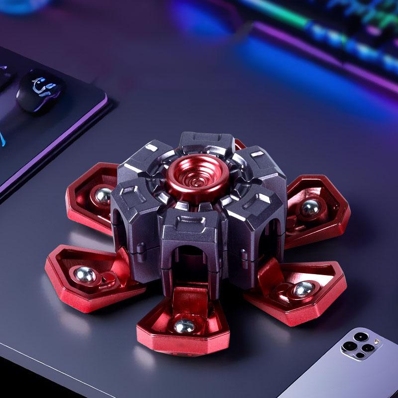New Steel Beads Fidget Spinner Rotational Deformation Hand Spinner Puzzle Stress Relief Toys for Adult EDC Office Gifts