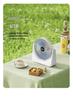 Portable USB Rechargeable Desktop Fan: High Airflow for Home, Study, and Outdoor Use