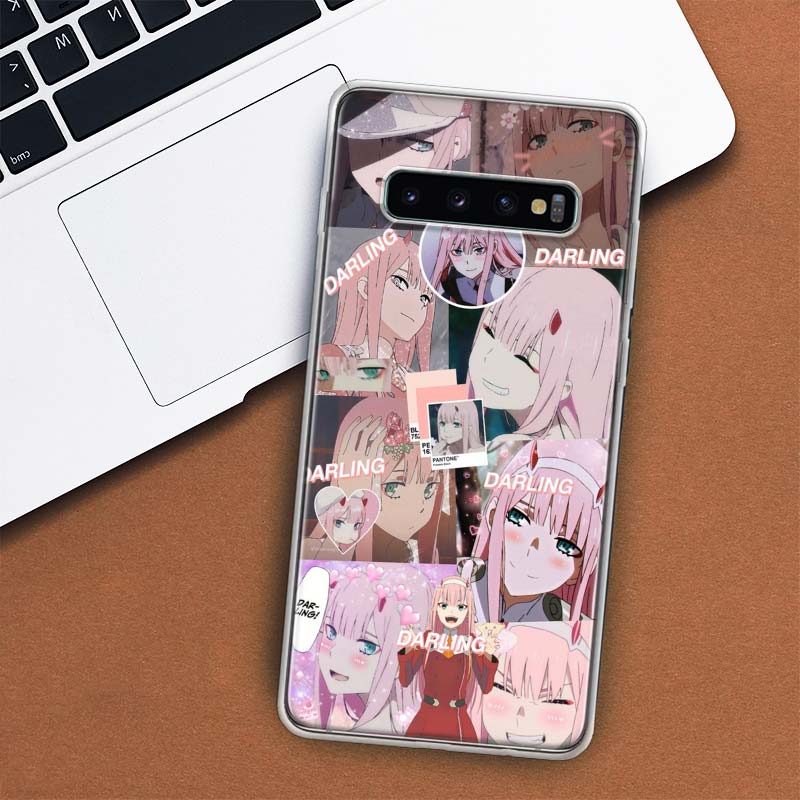 Etui na telefon Zero Two Darling In The FranXX dla Samsunga Galaxy S10 Plus S20 FE S21 S22 Ultra S10E S9 S8 + S6 S7 Edge Lite Shell Co