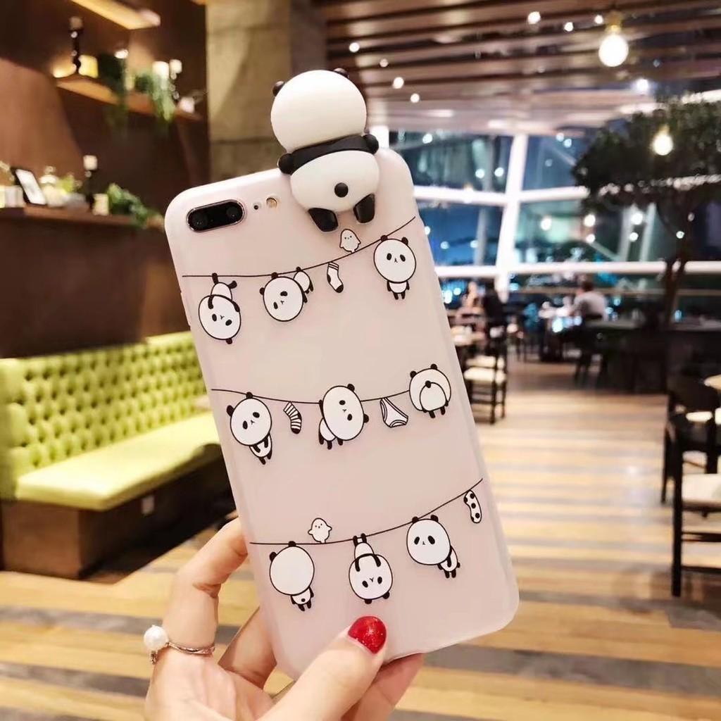 Cute 3d Cartoon Animals Tpu Silicone Phone Case Cover For Iphonex 6s 7 Plus 8