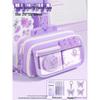 Butterfly Color Block 13-Layer Pencil Case - 2026 Style for Girls, Large Capacity, Unique Student Stationery Set