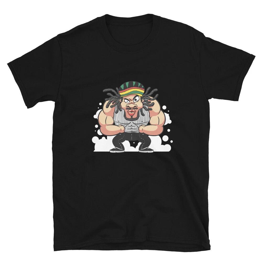 SWOLE Rasta Rastafari Bodybuilding Gym Fitness Classic Fit T-Shirt L