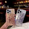 Laser Wave Pattern Mirror Case for iPhone 16, 17, 14Pro, and Apple 15